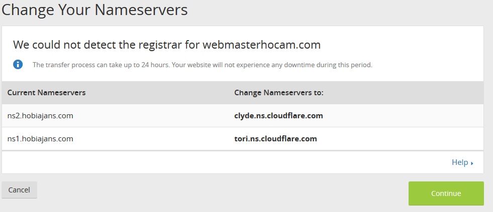 cloudflare ssl için ns adresleri